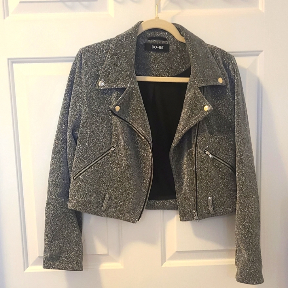 Do Be glitter motto Jacket